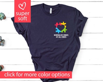 Inclusion Heart  Shirt Mental Health Shirt Celebrate Neurodiversity Shirt Aba Shirts Special Ed Shirts Bcba Shirt Neurodiverse / GBD2067