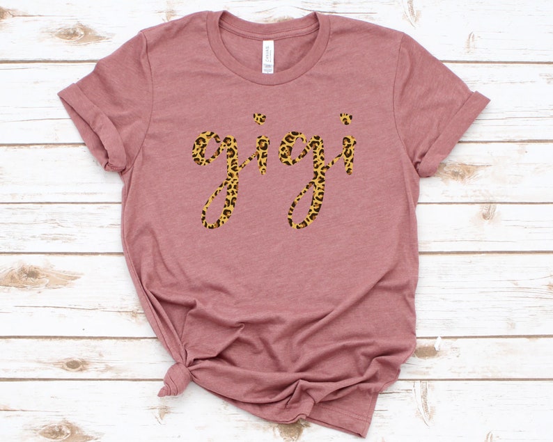 Leopard Gigi Shirt Gift for Grandma, Gigi T-Shirt, Cheetah Print Gigi Shirt, Best Grandma Ever Tee, Mother's Day Gift for Gigi / GBTD0327 bild 3
