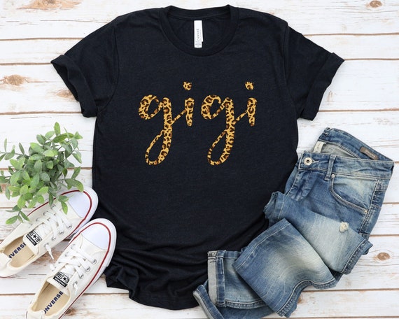 Leopard Gigi Shirt Gift for Grandma, Gigi T-Shirt, Cheetah Print Gigi Shirt, Best Grandma Ever Tee, Mother's Day Gift for Gigi / GBTD0327