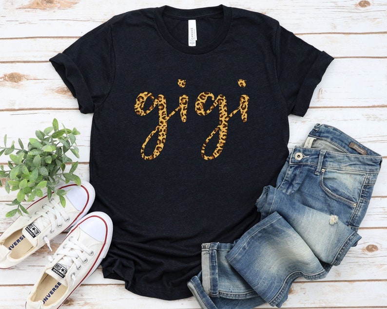 Leopard Gigi Shirt Gift for Grandma, Gigi T-Shirt, Cheetah Print Gigi Shirt, Best Grandma Ever Tee, Mother's Day Gift for Gigi / GBTD0327 bild 1
