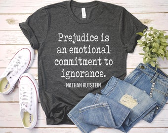 Equality T-Shirt, Nathan Rutstein Quote, Anti-Racist Tee / GBTD0069