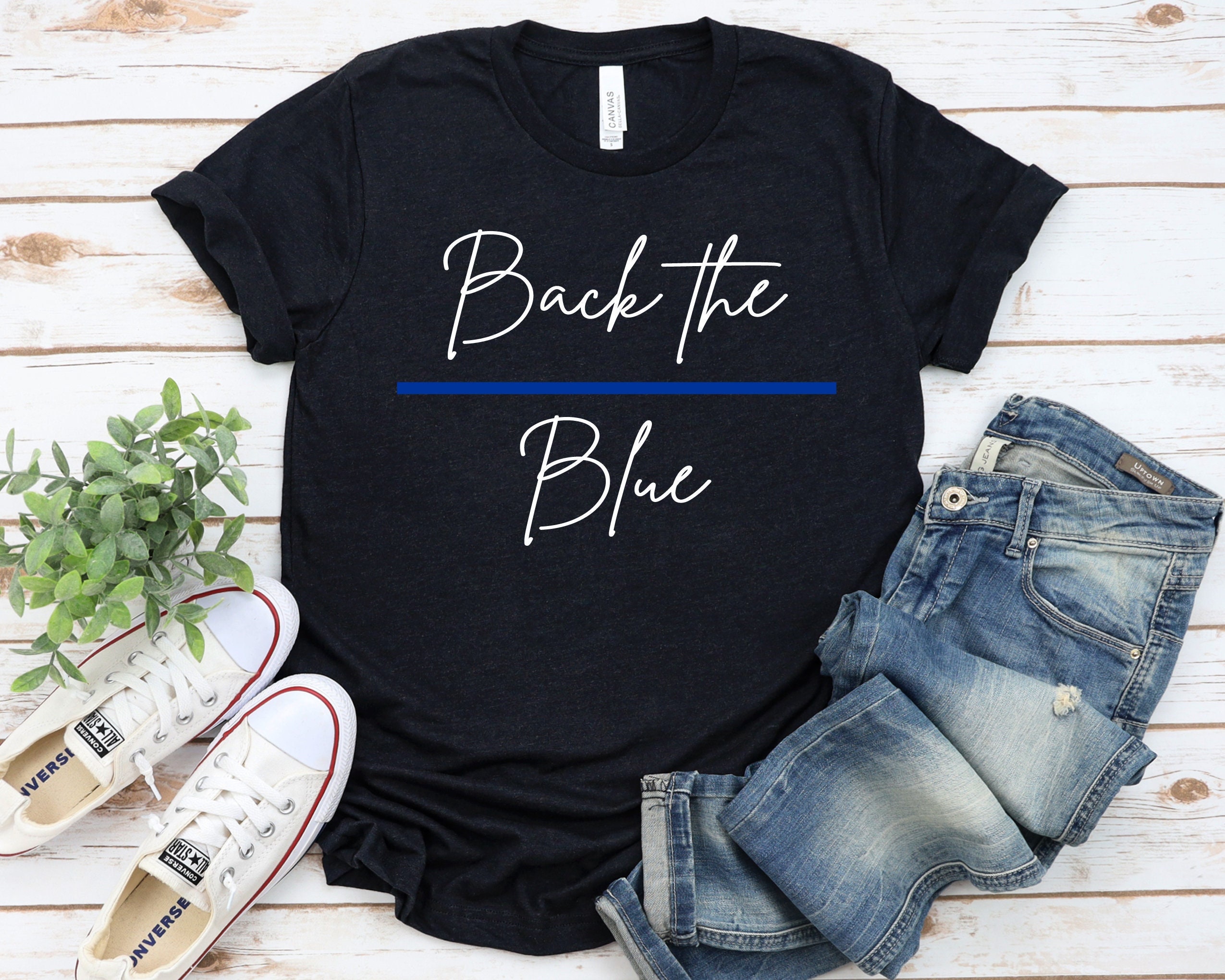 Back The Blue Shirt Thin Blue Line Got His 6 First Responders