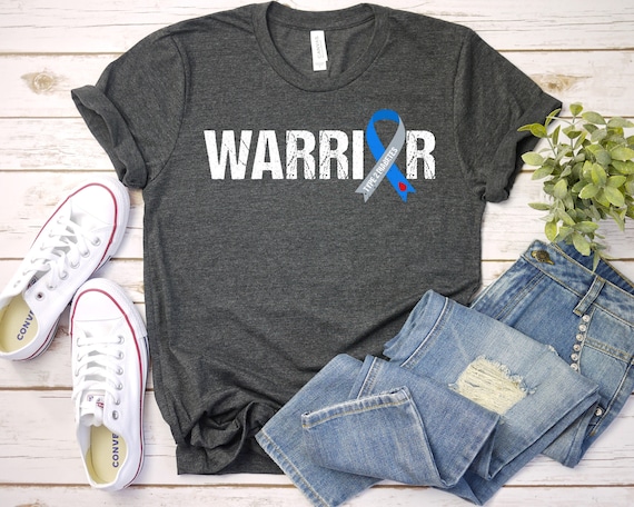 T2D Diabetes Warrior, Type 2 Diabetes Awareness T2D Diabetes Awareness Shirt, Diabetes Survivor Support Shirt Blue Grey Ribbon T2D GBTD1385