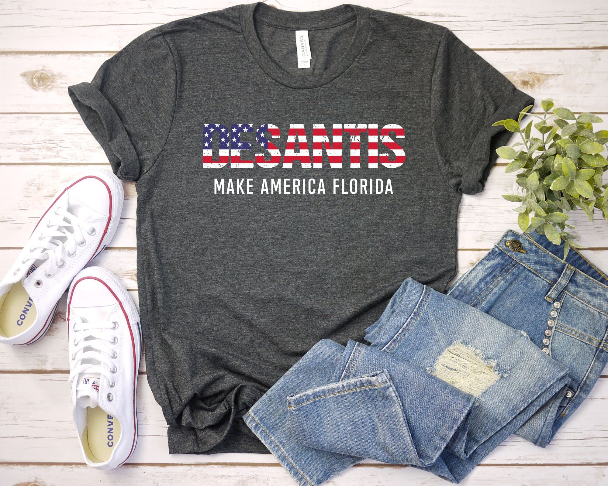 Discover DeSantis 2024 Make America Florida Shirt, Florida Tee, Conservative Gifts, Republican Shirt, American Patriot Trump DeSantis GBTD0494