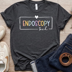 Endoscopy Tech Shirt GI Technician Gift Gastroenterology Tee, Endo Nurse Apparel Colonoscopy Tech National GI Tech Week GI Tech Grad GBD2687
