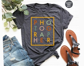 Camera gift for Photographer Shirt, Photographer shirts, Camera Art Shirt, Camera Love Shirt, Photography Shirt, DSLR Photographer GBTD1565