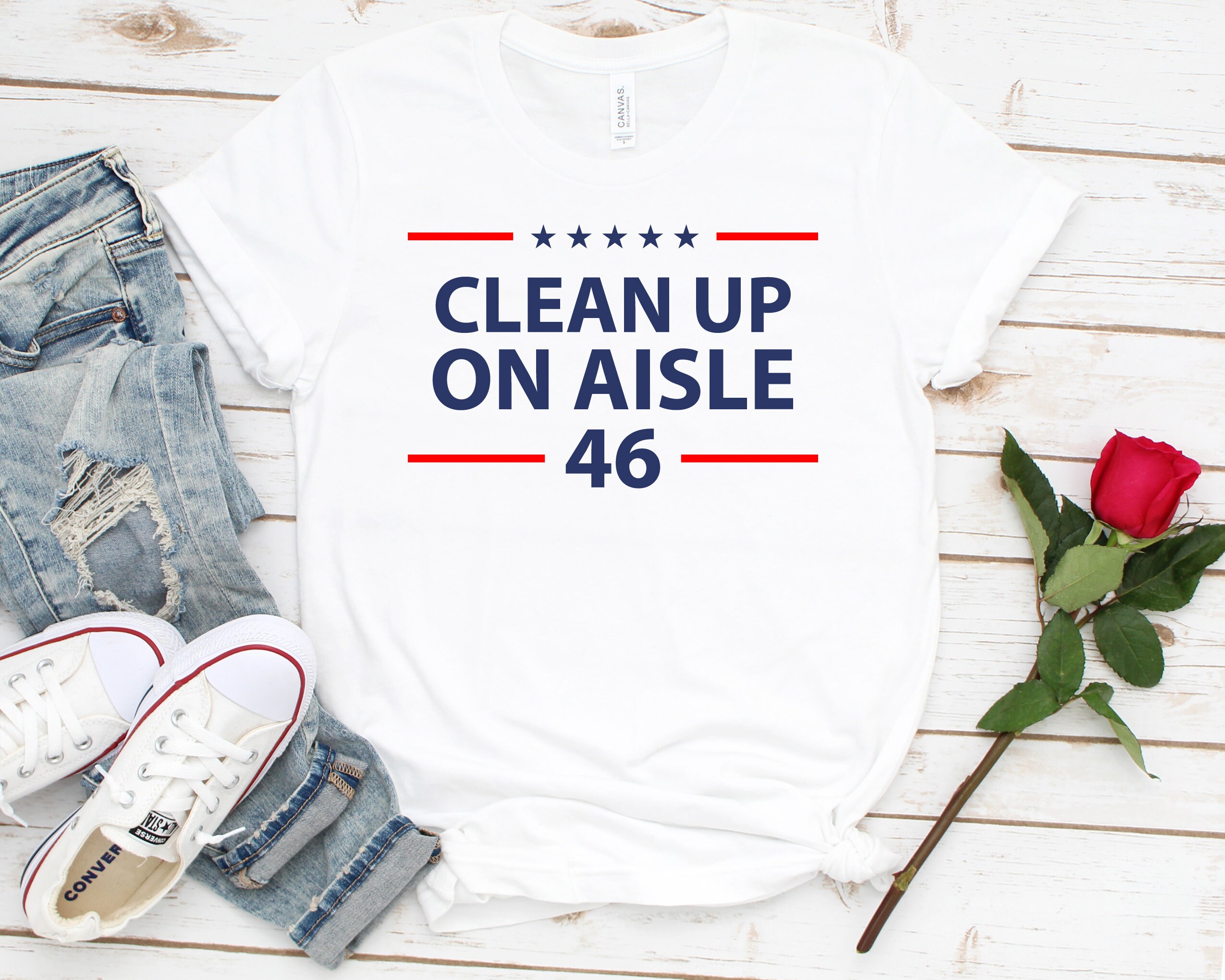 Clean up on Aisle 46 Unisex T-shirt Clean up 46 Funny | Etsy