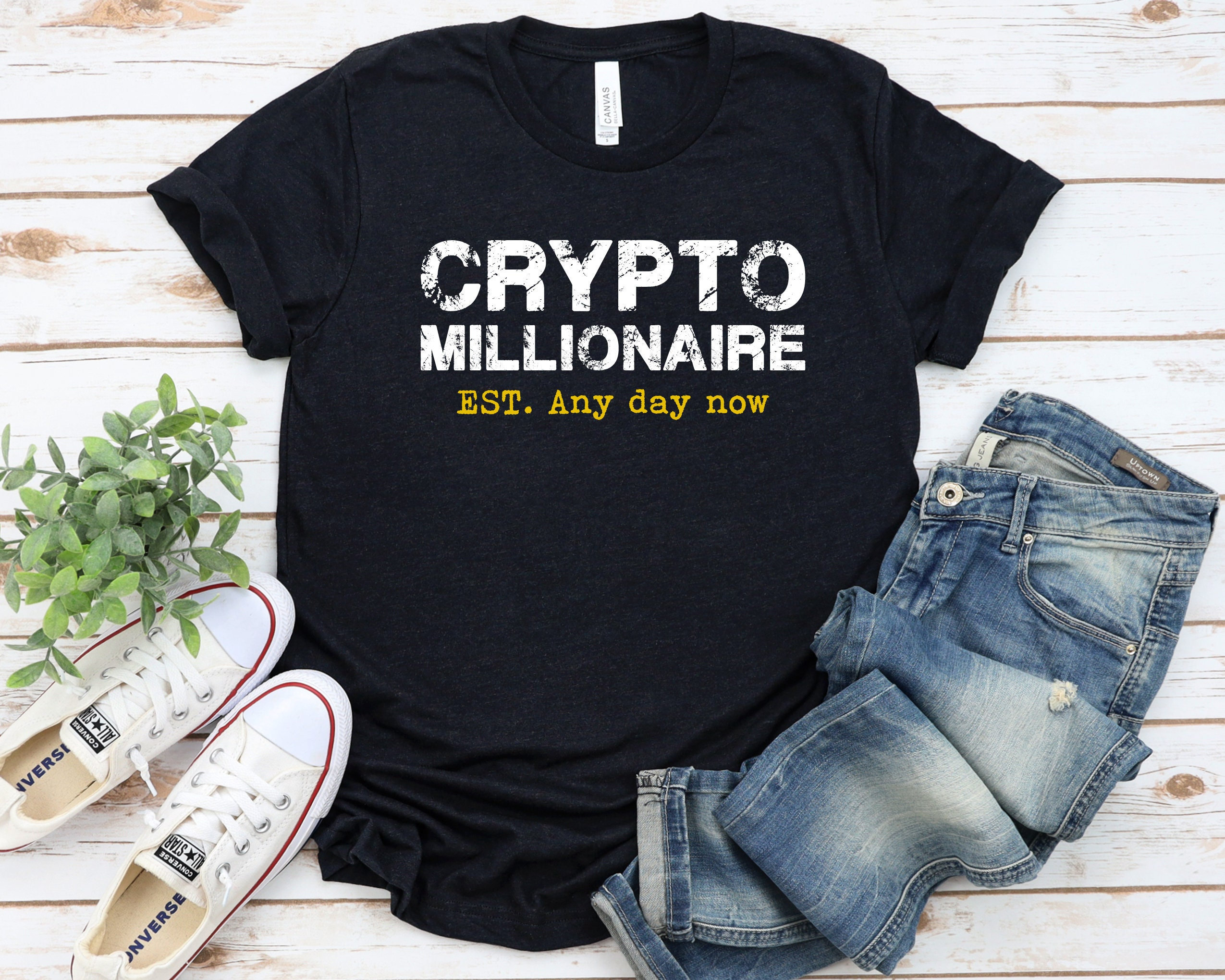 Funny Bitcoin Shirt, Crypto Millionaire Shirt Hodl Cryptocurrency Tshirt,  Crypto Ethereum Shirt, Doge Coin Gift, Dogecoin Chainlink GBTD0910 - Etsy
