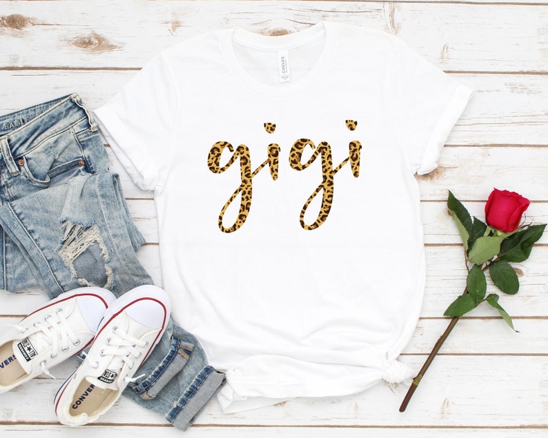 Leopard Gigi Shirt Gift for Grandma, Gigi T-Shirt, Cheetah Print Gigi Shirt, Best Grandma Ever Tee, Mother's Day Gift for Gigi / GBTD0327 bild 2