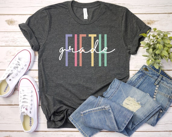Team 5th Fifth Grade Cute Teacher Shirt Team 5th Fifth Grade Cute Teacher Shirt