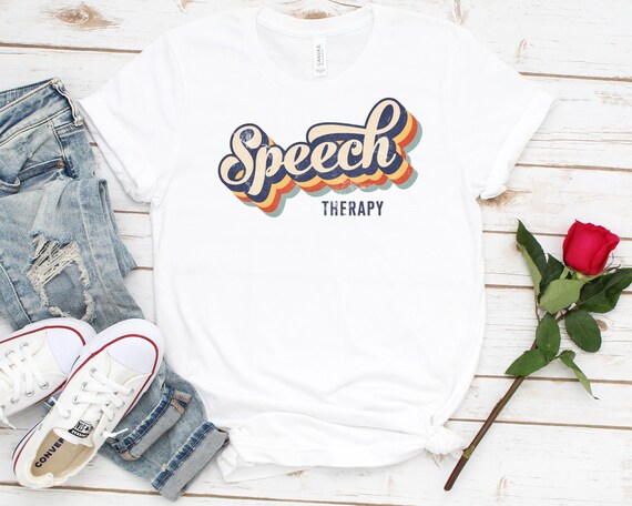 Retro Speechie Speech Therapist Shirt For Slp Retro Speechie Speech Therapist Shirt For Slp