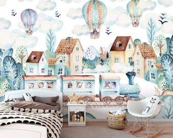 Kids Room Wallpaper Etsy