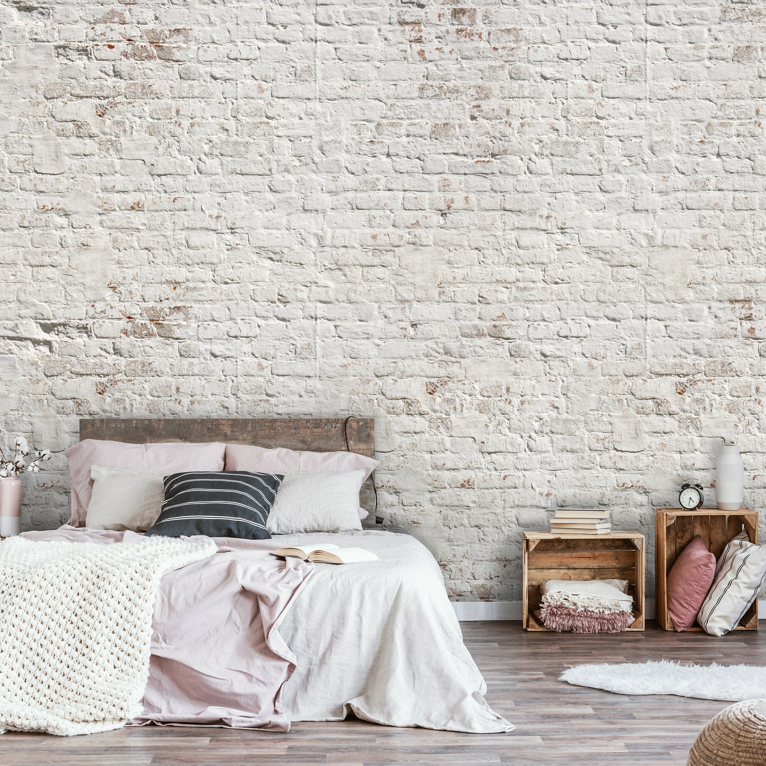 Brick effect wallpaper deals