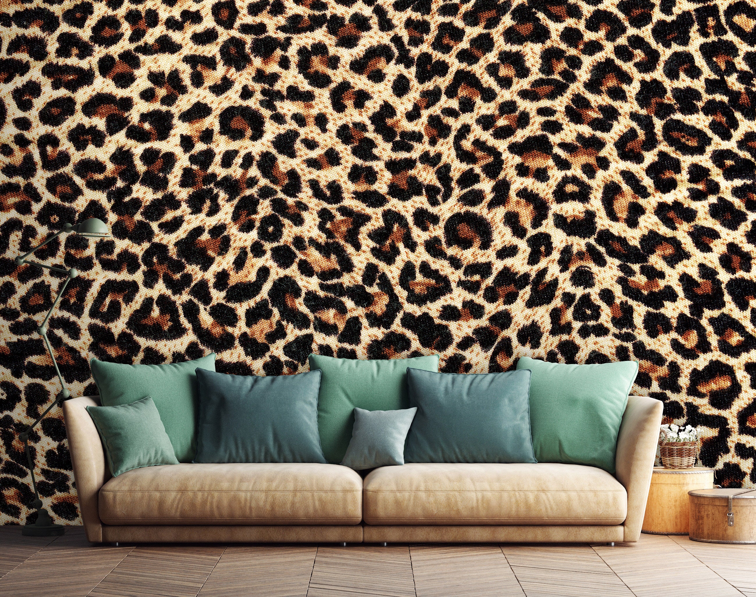 Leopard Wall Mural - Etsy