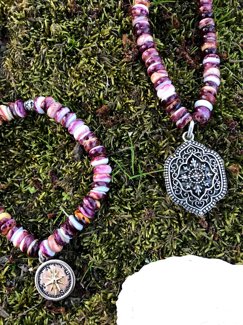Bracelet Set Spiny Oyster Necklace