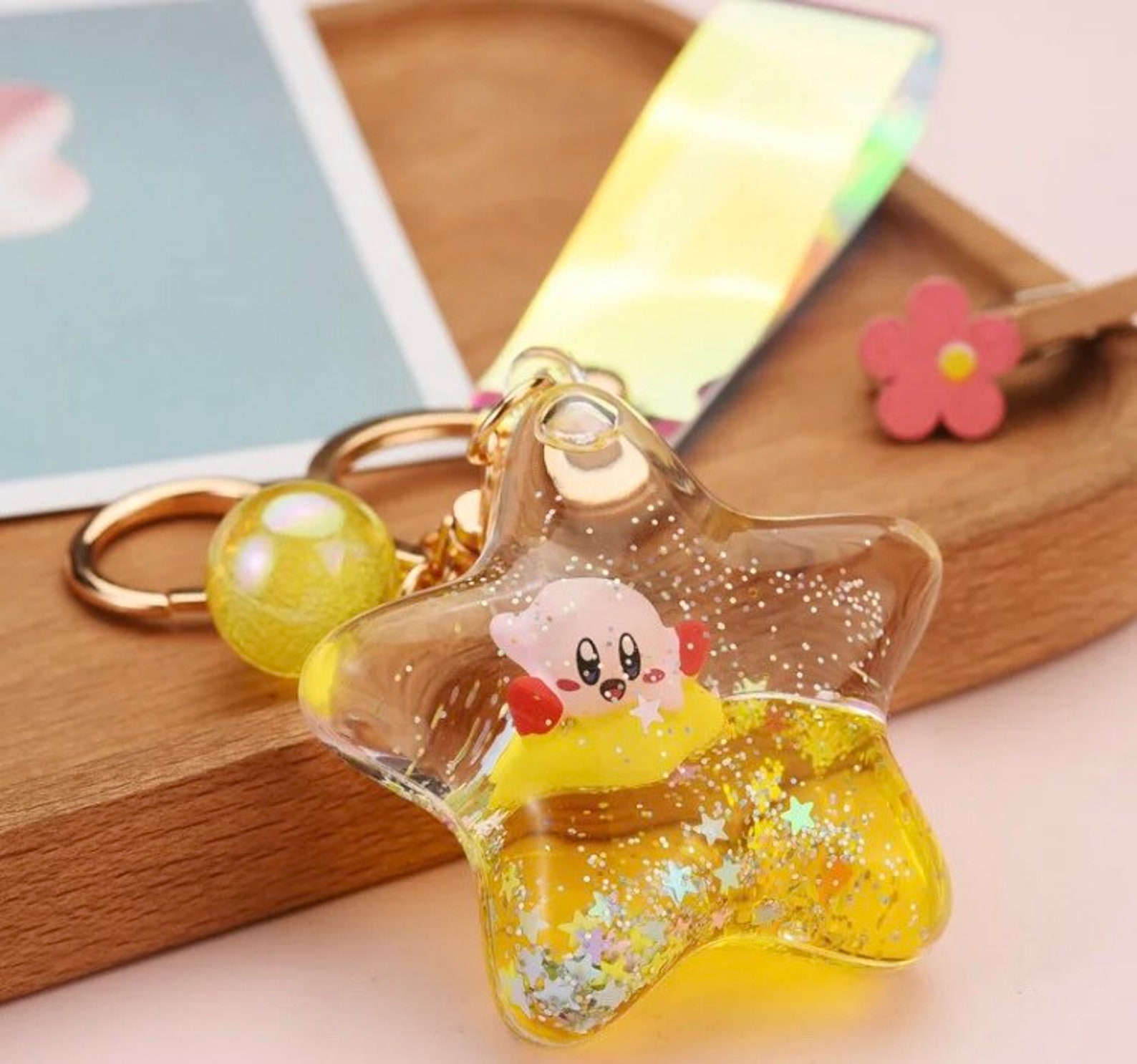Kirby water keychain Etsy