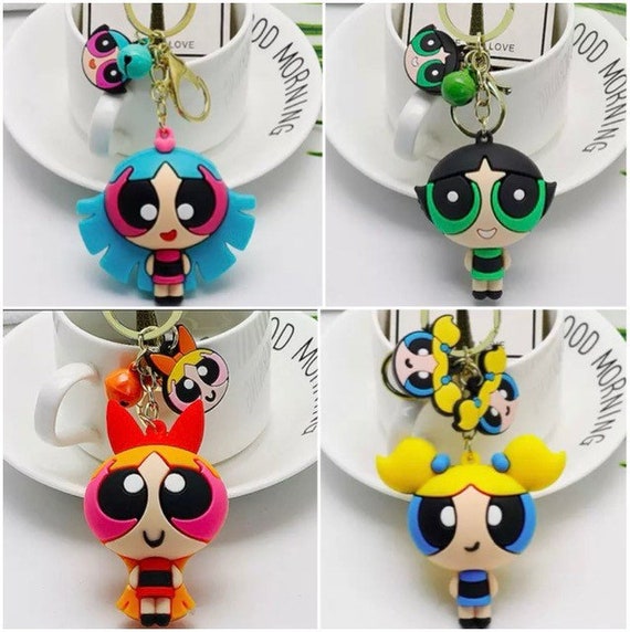 Powerpuff Girl Keychain Etsy
