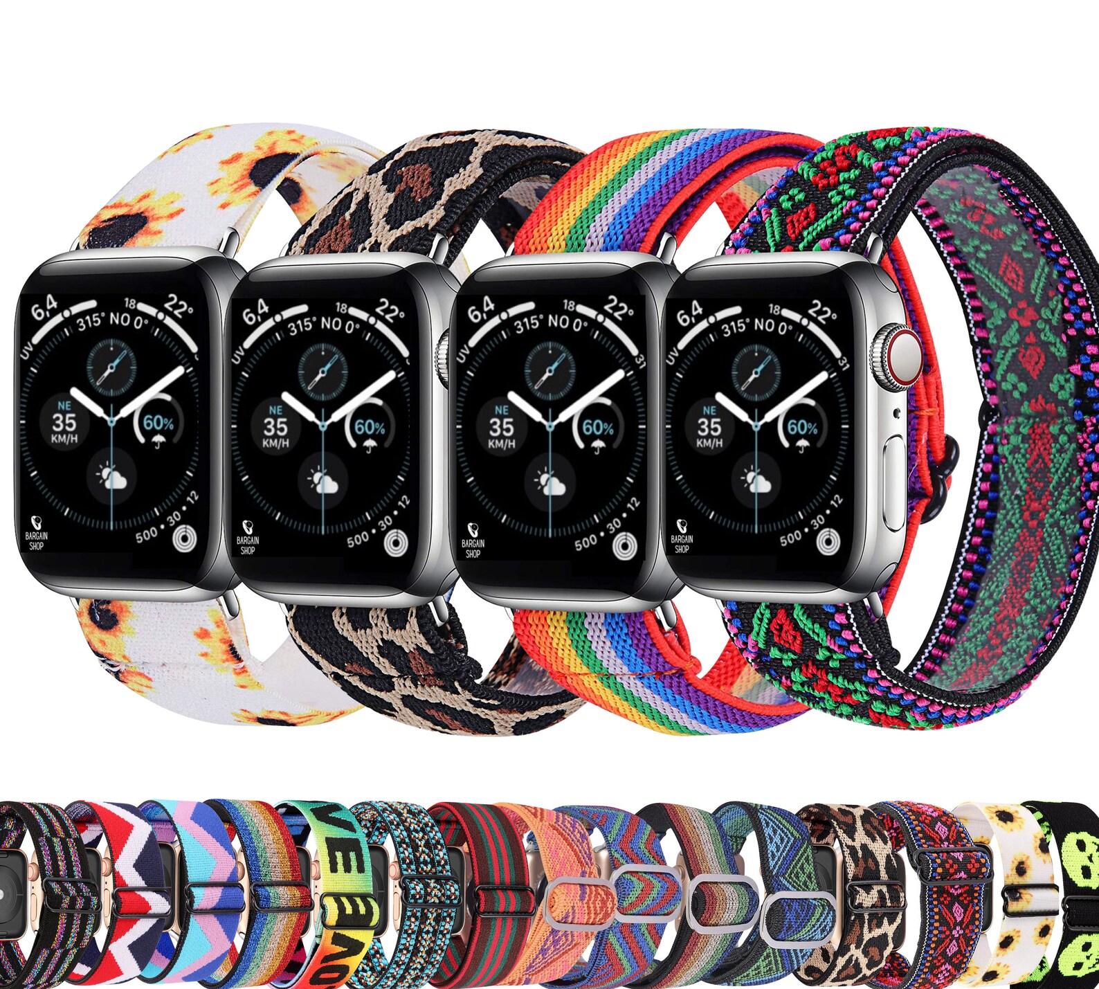 elastic apple watch band 44mm