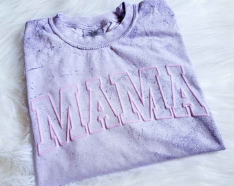 Mama Tshirt, Mama Tiedye Shirt, Cute Mom Shirts, Mama Summer Tee, Mama Shirt, Mama Varsity Tshirt