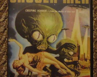 Aliens Invasion Saucer Men Space Travel Horror Movie Film Vintage Poster FREE SH