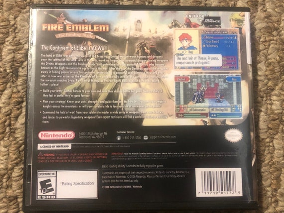 ファイアーエムブレム 封印の剣 任天堂 ゲームボーイアドバンス