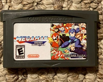 Mega Man Legacy Collection Nintendo Game Boy Advance GBA Video Game.