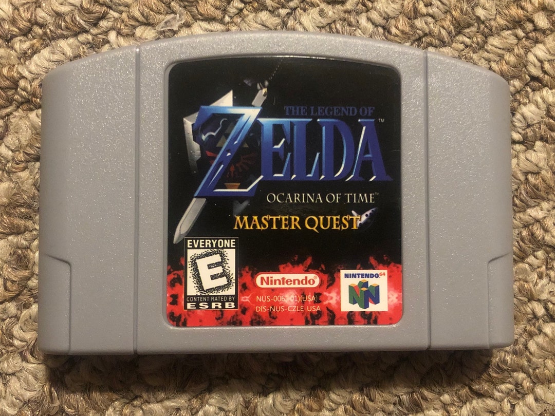 Ocarina of Time or Ocarina of Time Master Quest 64 Bit Game