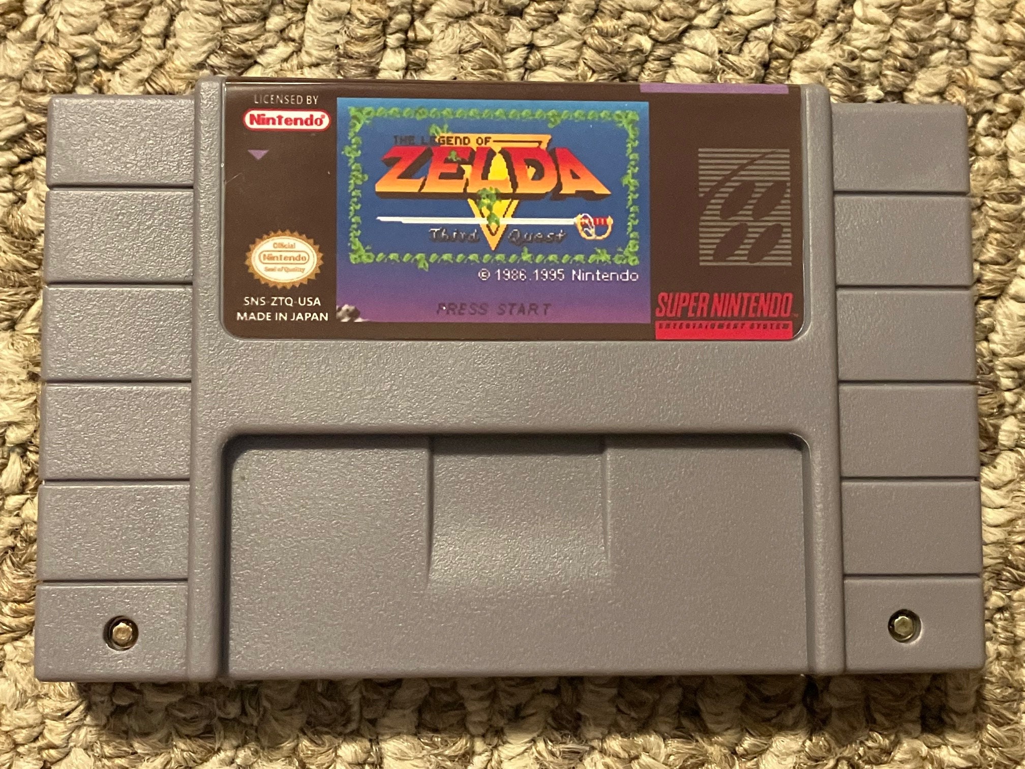 The Legend of Zelda: A Link to the Past Master Quest SNES 