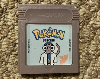 Pokemon Obscure Nintendo Game Boy Color Video Game