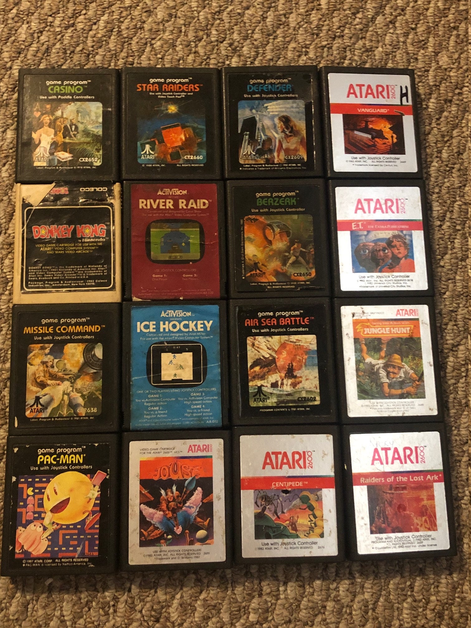 Atari 2600 colección de juegos 