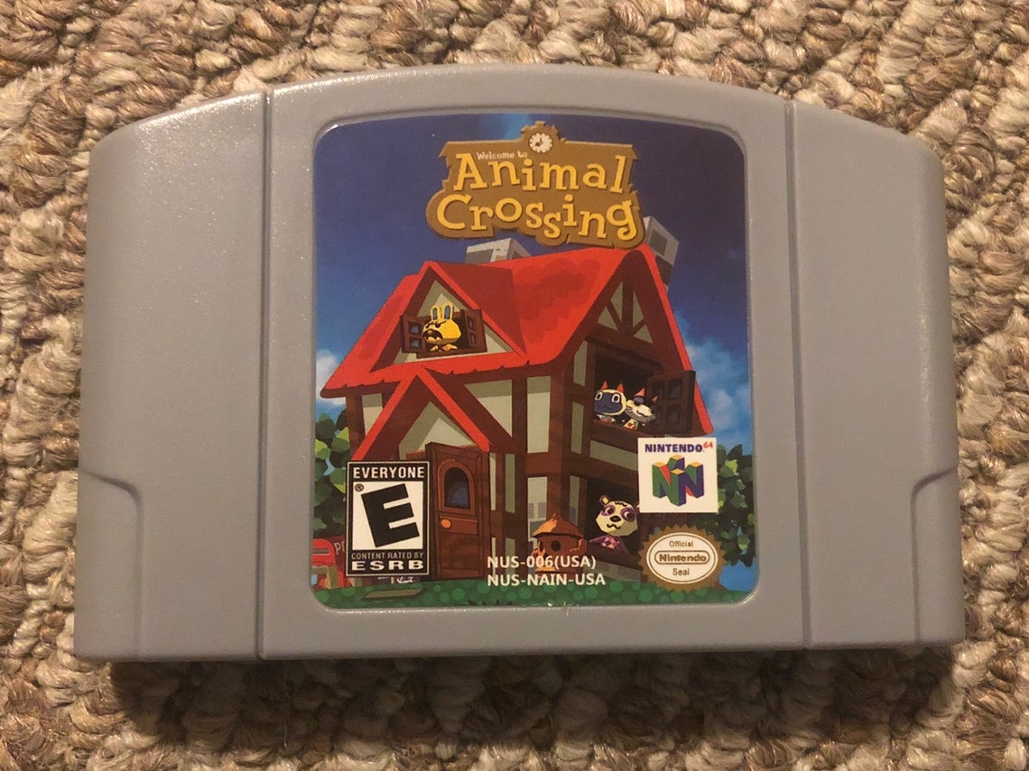 Animal Crossing Nintendo 64 N64 Video Game. Read Description Etsy