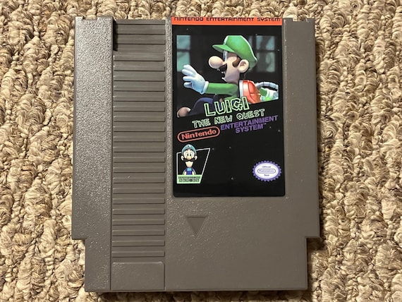 bøf Cordelia Afskedigelse Luigi the New Quest Nintendo NES 8 Bit Video Game - Etsy
