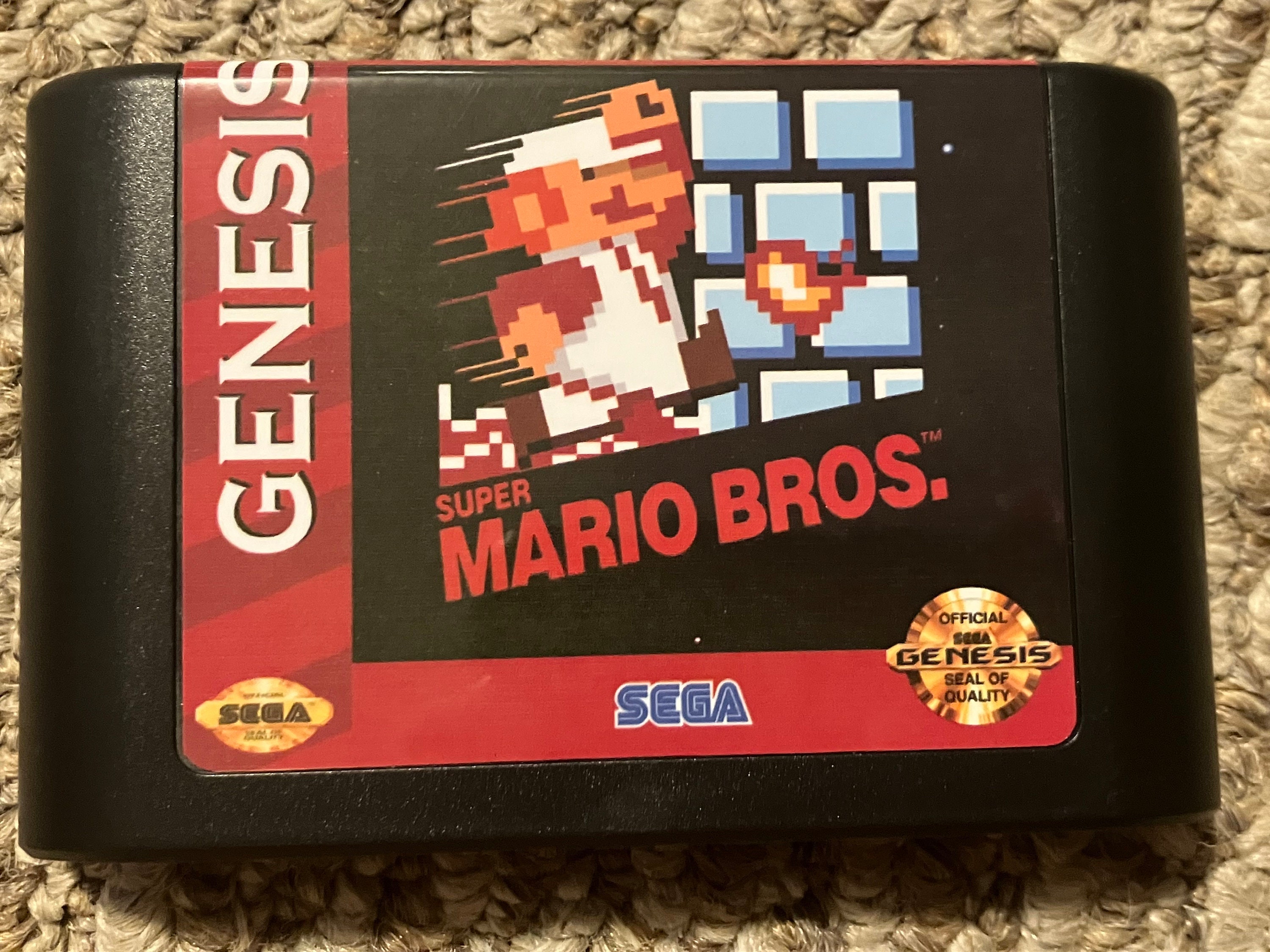 Super Mario Bros Sega Genesis Video Game - Etsy