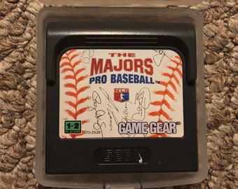 The Majors Pro Baseball Sega Game Gear Video Game