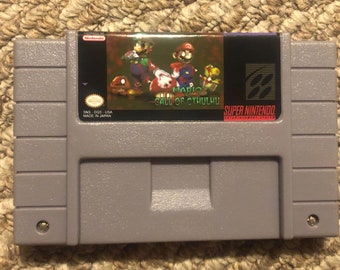 Mario Call of Cthulhu Super Nintendo SNES Video Game