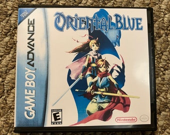 Oriental Blue Nintendo Game Boy Advance GBA Video Game