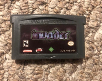 Invader Nintendo Game Boy Advance GBA Video Game