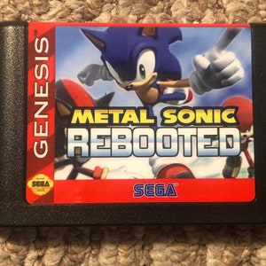 Metal Sonic Rebooted Sega Genesis Video Game 