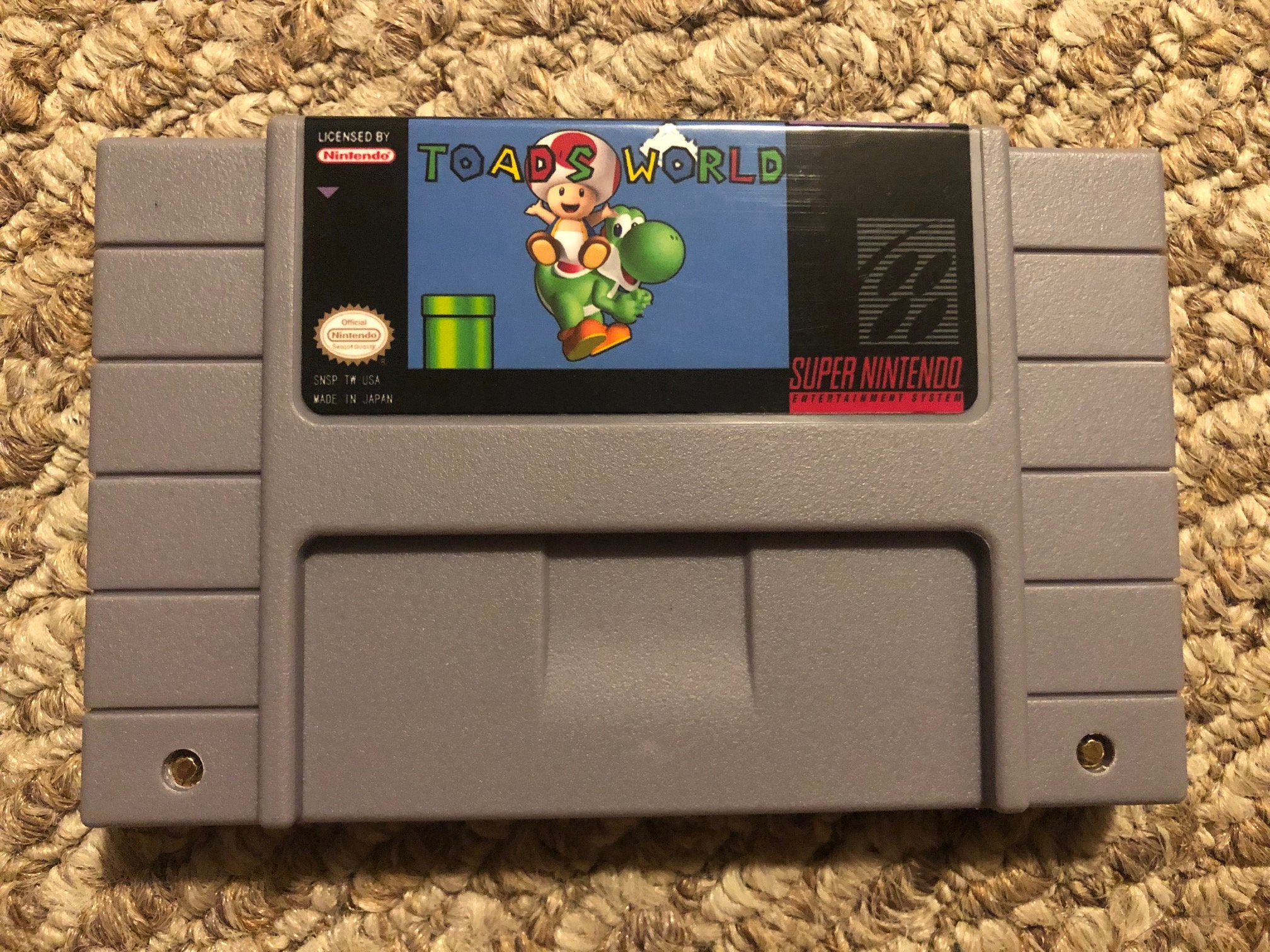 Super nintendo cheap toad game