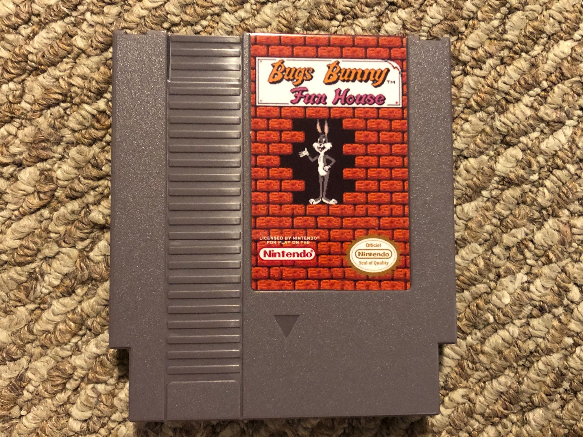 Bugs Bunny Fun House Nintendo NES Video Game Etsy Canada