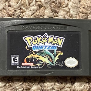 Pokemon GBA Game Quetzal Fan Game Cartridge 32 Bit Video Game