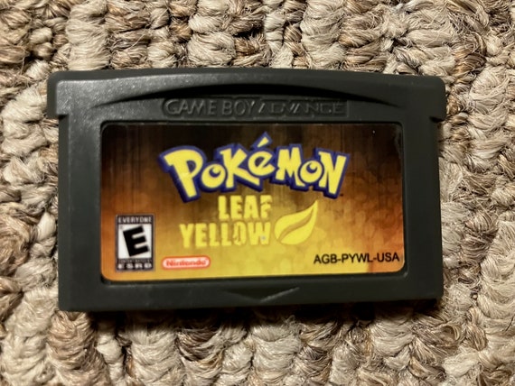 Pokemon Leaf Yellow Nintendo Game Boy Advance GBA Video Game