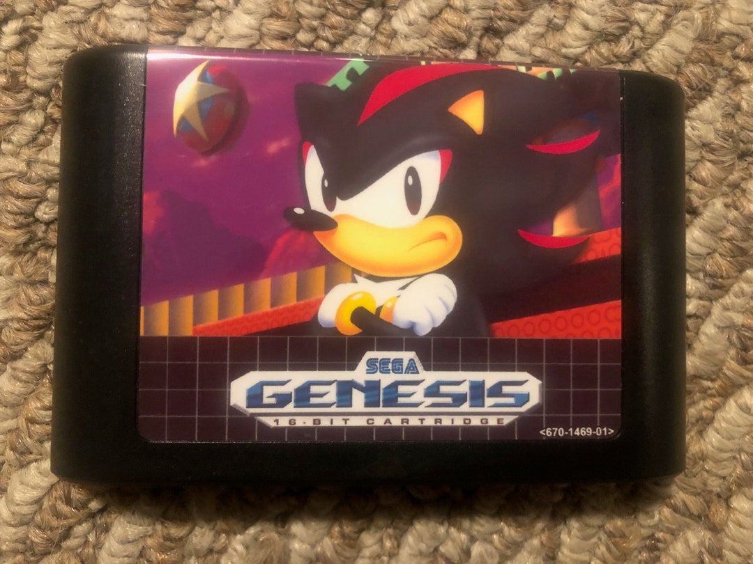 Shadow in Sonic the Hedgehog Sega Genesis Video Game - Etsy