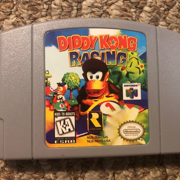 Diddy Kong Racing Nintendo 64 N64 Video Game