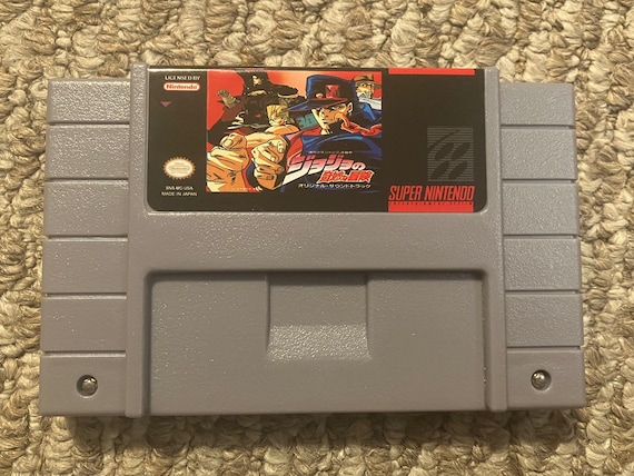 Jojo Bizarre Adventure Super Nintendo SNES Video Game 