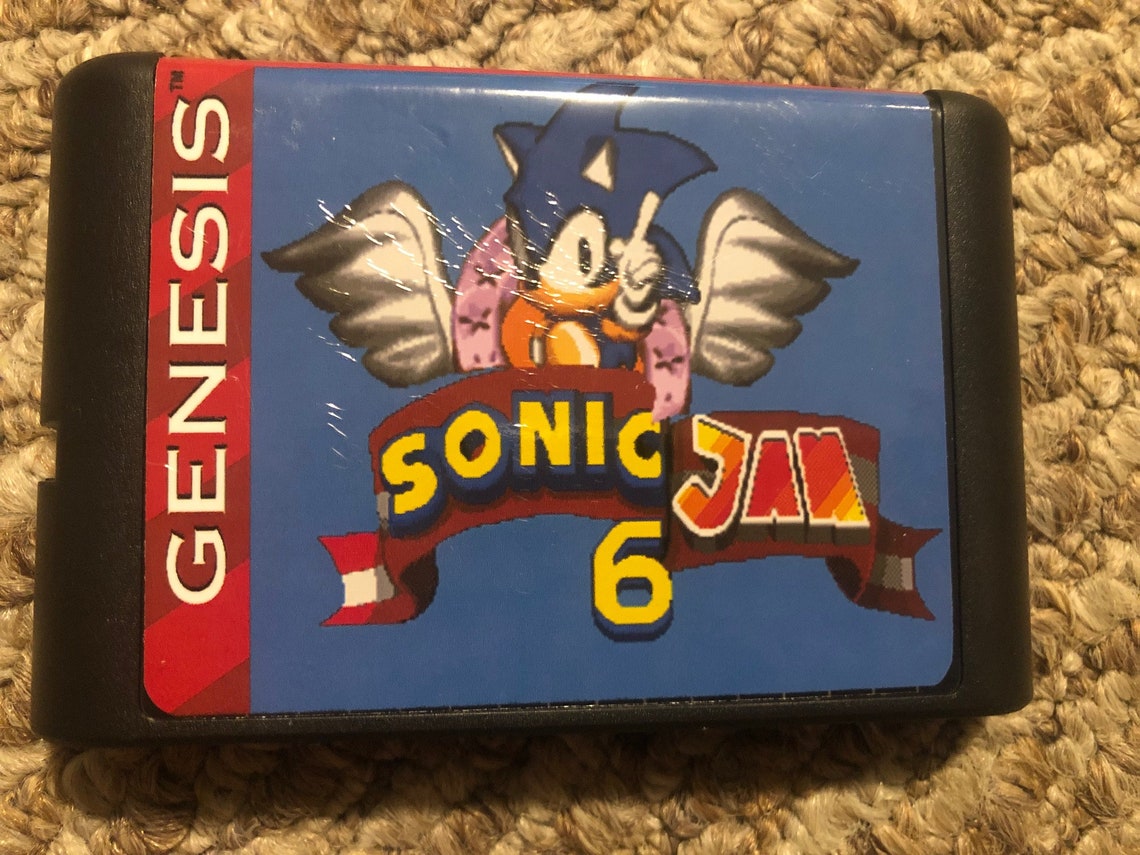 Sonic Jam 6 Sega Genesis Video Game Etsy