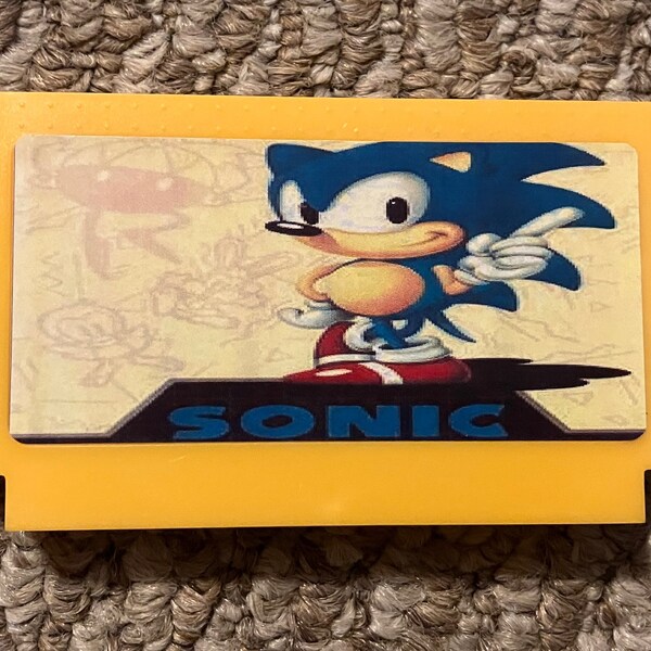 Sonic The Hedgehog Videojuego Japonés De Nintendo Famicom