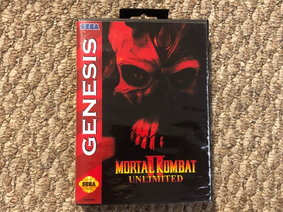 Mortal Kombat II 2 Unlimited Sega Genesis Video Game - Etsy