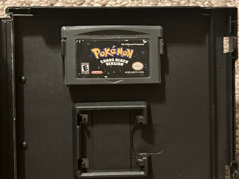 Pokemon Chaos Black Nintendo Game Boy Advance GBA Video Game image 4