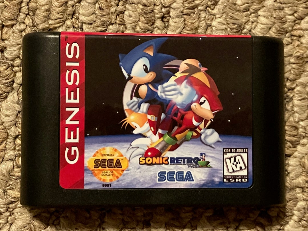 Buy Sonic Classic Heroes Sega Genesis Repro Game Cart Online in India 